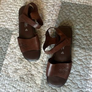 Montego Bay Club Brown Leather Sandals